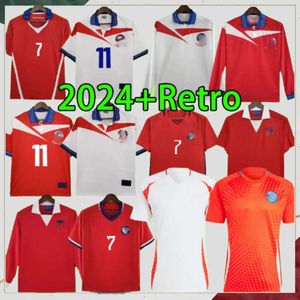 24/25 Chile Soccer Jerseys 1982 1998 2014 Retro Home Away Away Vintage Football Shirts 98 14 16 17 23 Mundurs M.Gonzalez Pizarro Zamorano Vidal Alexis Salas Soccer Jersey