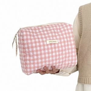 Borse cosmetiche da donna di grande capacità Custodie da donna casual Borsa piccola con cerniera Pochette da viaggio femminile Borse piccole U2Fj #