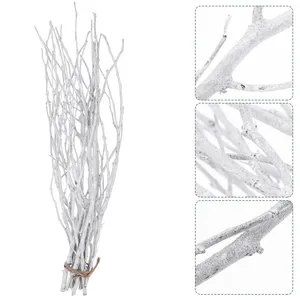 装飾的な花10 pcs乾燥50 cm小枝人工植物の木の枝のための木製の工芸装飾