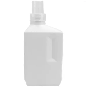Garrafas de armazenamento Detergente para roupas Garrafa Dispensador de sabão Bomba Jarra de plástico líquido Recipientes de vidro para líquidos