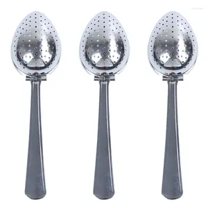 Tea Scoops 3X Stainless Steel Infuser Strainer Spoon Loose Leaf Filter Herbs Spice