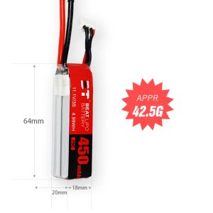 3s 11.1V 450mAh 75C LiPo Battery For RC Quadcopter Helicopter FPV Racing Drone Spare Parts 11.1V Rechargeable Battery With XT30
