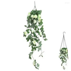 Vaser Rose Vine Garland Flower Vines With Flowers Wall Wedding For Backdrop