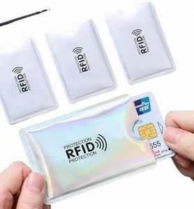 1/5/10pcs Anti RFID Pochodnik blokujący czytnik blokady banku karta identyfikator karta Protection metalowy uchwyt kredytowy aluminium aluminium A8SO#