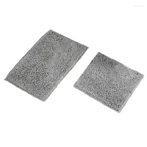 Bath Mats No-Slip Bathroom Rugs Soft Plush Microfiber Absorbent Water For Tub Shower Machine Washable Easy To Use