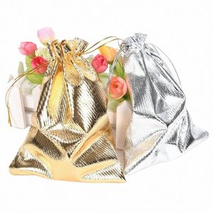 10 pçs/lote S/M/L Cordão Padrão de Casamento Organza Doces Jóias Bolsas Sacos de Presente Do Partido i9lY #