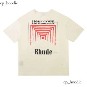 Herr t-shirts män kvinnor vintage tungt tyg rude box perspektiv tee något lösa toppar multicolor logo fin tvättad 6218