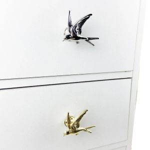 Форма птиц обрабатывает цинк сплав мебели шкаф