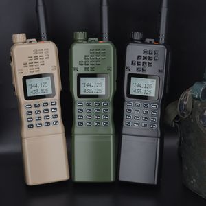 Baofeng AR-152 VHF /UHF Black Ham Radio 15W High Power Walkie Talkie USB Carregador Mbitr Exército Tático AN /PRC-152 Rádio de duas maneiras