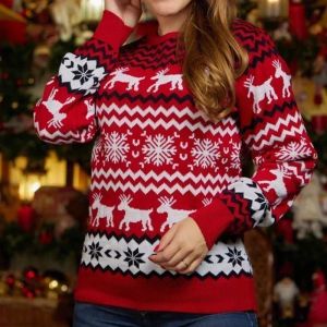 2023新しい冬のお父さんの子供たちは編み物のセーターを一致させるクリスマスファミリーカップルジャンパー暖かいカジュアルニットウェアクリスマスルック