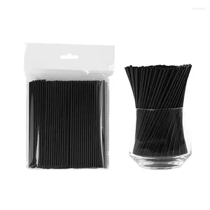 Disposable Cups Straws 300 Pieces 3 133mm Single Pack Coffee Stirring Stick Plastic Straw Milk Tea Juice Drink