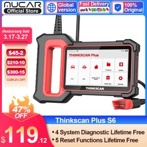 Thinkcar THINKSCAN Plus S5 S6 Car Diagnostic Tools OBD2 Automotive Scanner Mulit-system Obd 2 Code Reader Scanner For Auto