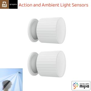 Kontrollera YouPin Qingping Action Ambient Light Sensors Snabb erkänna att människor exakt uppfattar förändringar i lätt arbete för Mihome -appen