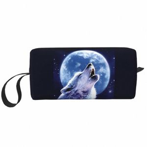 Travel Call of the Wolf Tuadery Bag Симпатичная косметическая организатор Makeup Women Women Beauty Storage Dopp Kit Case G6M2#