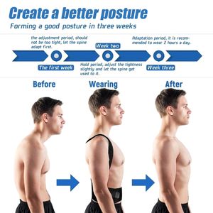 1Pcs Magnetic Therapy Posture Corrector Posture Corset Shoulder Support Belt Men Women Braces and Support Belt Shoulder Posture