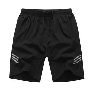 Novos shorts masculinos adicionam gordura e aumentam capris finos quatro lados elásticos casuais de secagem rápida