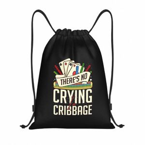 Cribbage Board Player Card Game Regras Crib Play Be Drawstring Bags Gym Bag Hot Lightweight W3pV #