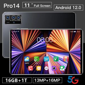 2023 Ny original 11 tums surfplatta Android12 16GB 1T Dual SIM 5G Telefonsamtal 10 Core WPS GPS Bluetooth Network GPS WPS Tablet PC