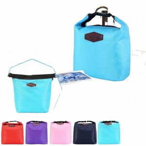 Borsa termica per il pranzo Borsa Oxford Borsa da viaggio Picnic Food Drink Cooler Tote Storage Box Colazione per bambini Bento Bag E355 #