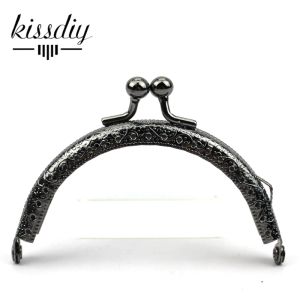 5pcs/lote 8,5cm Metal Purse Frame Kiss Clop Hank