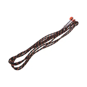 Acessórios 1pc 8mm de espessura árvore escalada segurança estilingue cabo rapel corda equipamento para exterior (preto e laranja, 5 metros)