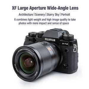 Viltrox 13 mm f1.4 dla X Fujifilm obiektyw Auto Focus Ultra szeroki obiektyw Duża apertura APS-C soczewka Fuji x Mocowanie obiektywu X-T3