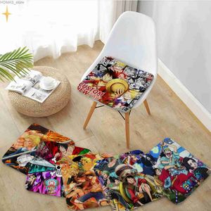 Cushion/Decorative Pillow Anime ONE P-PIECE Cushion Mat European Chair Mat Soft Pad Seat Cushion For Dining Patio Home Outdoor Garden Sofa Decor Tatami Y240401