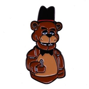 Bear Emalj Pin Cartoon Animal Game Brooch Badge Christmas Birthday Presents