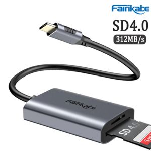 SD Memory Card Reader 4.0 TF to Type C Card Reader Video Capture Dual Card Clots Photo Studio Kits CR for 15Pro iPad phone PC