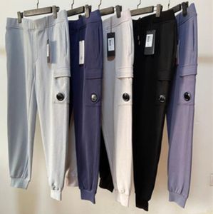 Brands ocular bolso de bolso cp calça de outono e inverno masculino espessado calça de pelúcia de pelúcia calça de algodão solto de algodão solto