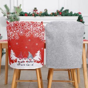 Chair Covers Cover For Holiday Parties Christmas Festive Dining Back Stretchable Removable