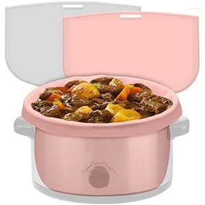 Tigelas de substituição forros de fogão lento reutilizáveis crock pot divisor seguro silicone cozinhar sacos caber 7-8 quartos oval ou redondo 2pc