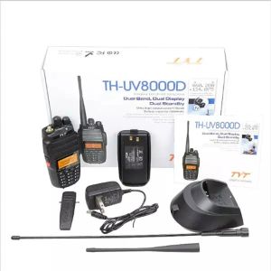 Tyt TH-UV8000D Dual Band Walkie Talkie 10W 136-174/400-520 MHz Cross Band Repeater Walkie Talkie FM Amateur Walkie Talkie