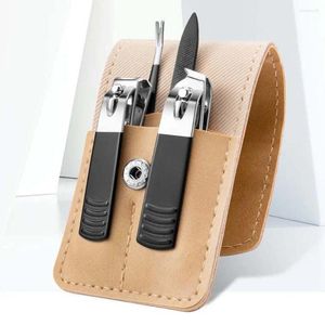 Nail Art Kits 4 Pcs/set Stainless Steel Pedicure Tool Cutting Pliers Smoothing Sanding Dead Skin File Clippers Set