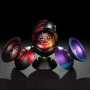Yoyo Professional Magic Metal with 10 Ball Bearing Alloy Aluminum High Speed Unresponsive Yo Classic Toys for Kids 240329