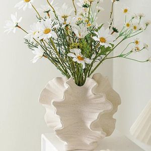 Vase Ceramic Vase Matte Texture Home Decoration Hydroponic Dry Flower Afrignalsポット家庭用飾り工場植物