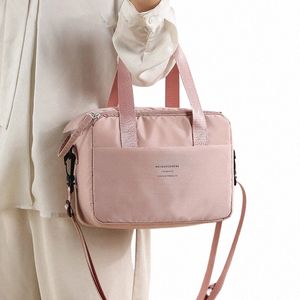 Saco de almoço portátil para mulheres térmica isolada lancheira Tote Cooler Bolsa impermeável Bento Bolsa Office Food sacos de ombro e7eU #