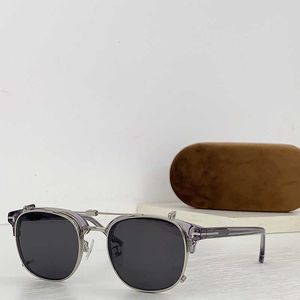 Óculos de sol homem tfs mulheres euro americana tendência removível peça externa dupla utilização óculos lentes personalizáveis ​​lentes de designer de alta qualidade ler msee