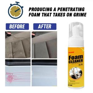 Foam Cleaner Leather Seat Multi-Purpose Spray Clean Wash Automoive Car Interior Home Wash Maintenance Surfaces Cleaner Tools