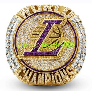 Anel de campeonato de joias masculinas de equipe esportiva personalizada 2020 Lakers Basketball James Labron Champions Ring