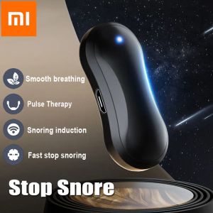 Controle 2023 Xiaomi Dispositivo Anti Ronco Inteligente EMS Pulso Ronco Parada Anti Ronco Redução de Ruído Homem Apneia do Sono Solução Eficaz para Ronco