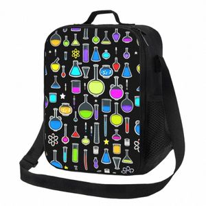 Beakers Laboratory Technology Thermal Insulated Lunch Bags Science Chemistry Lunch Ctainer for School Storage Bento Food Box K31g＃