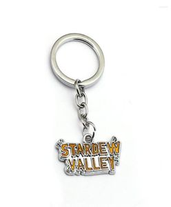 Игра для ключей Stardew Valley Key Chains для мужчин Женщины -брелочные сумки для ключей -клавиши Keyring держатель кольцо кольца Porte Clef Jewelry Gifts7740947