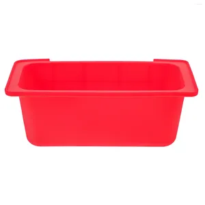 Ta ut containrar Fett Dropp Pan Cups Liner Silikon Camping Tillförsel Återanvändbart tillbehör för dräneringsbox