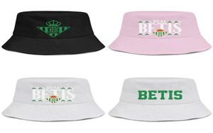 Real Betis Los VerdiBlancos RBB Tekst Mężczyźni i kobiety Fisherman Bucket Sun Hat Design Niestandardowy Klasyczny Klasyczny Suncap Green Label5416704