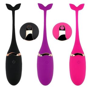 USB -Chargen -Silikon -Sexvibrator Wireless Fernbedienung Vibration Ei Women Clitoris Stimulator G Spot Vibrador Sex Toys Y1916336299