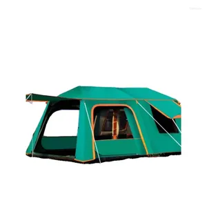 Tents And Shelters Fully Automatic Tent Outdoor Two Bedroom One Living Room Camping Double Layered Thickened Aluminum Pole Exquisite