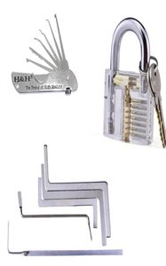 Strumento di forniture di fabbro hh pieghetta selezione di blocchi di blocco strumenti trasparenti padlock6103488