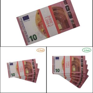 Decompression Toy Movie Money 10 Euro Toy Currency Party Copy Fake Children Gift 50 Dollar Ticket Drop Delivery 2022 Toys Gifts Novel DhlqiDMHP1RL8