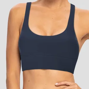 BRAS Setleri Kıranık Push Up Bra Women's Teps Strappy Crisscross Ayarlanabilir Telsiz Yalnız Yoga Tank Spor İç Çamaşır Kadınlar için